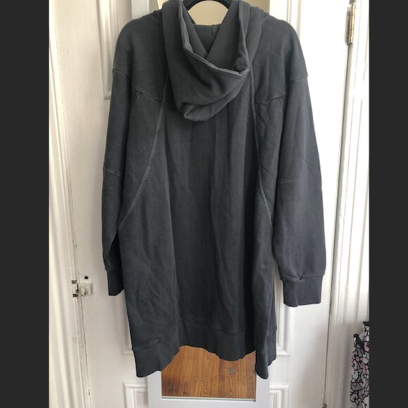 G-STAR ORIGINALS RAW WOMEN SWEATSHIRT DRESS HOODED SIZE XL 100% Cotton Organic - Picture 5 of 7